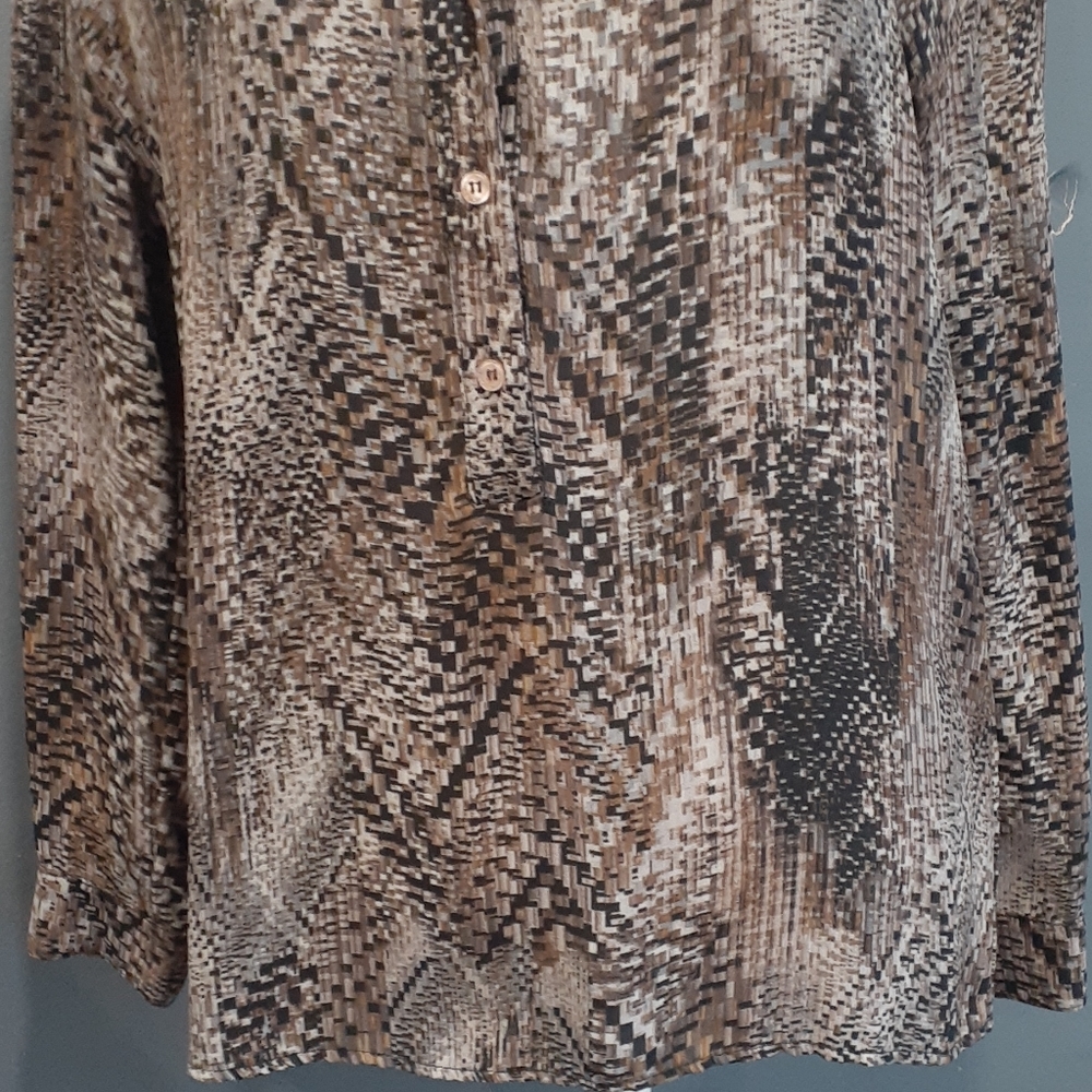 Vtg.Kut from the kloth button up top blouse sz small - Picture 7 of 11